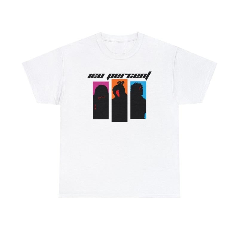 '120 Percent' Mahito Todo Yuji Graphic T-Shirt Ju Jutsu Kaisen Anime Manga Inspired Mens Womens Unisex Clothing Cotton Casual Crew Neck