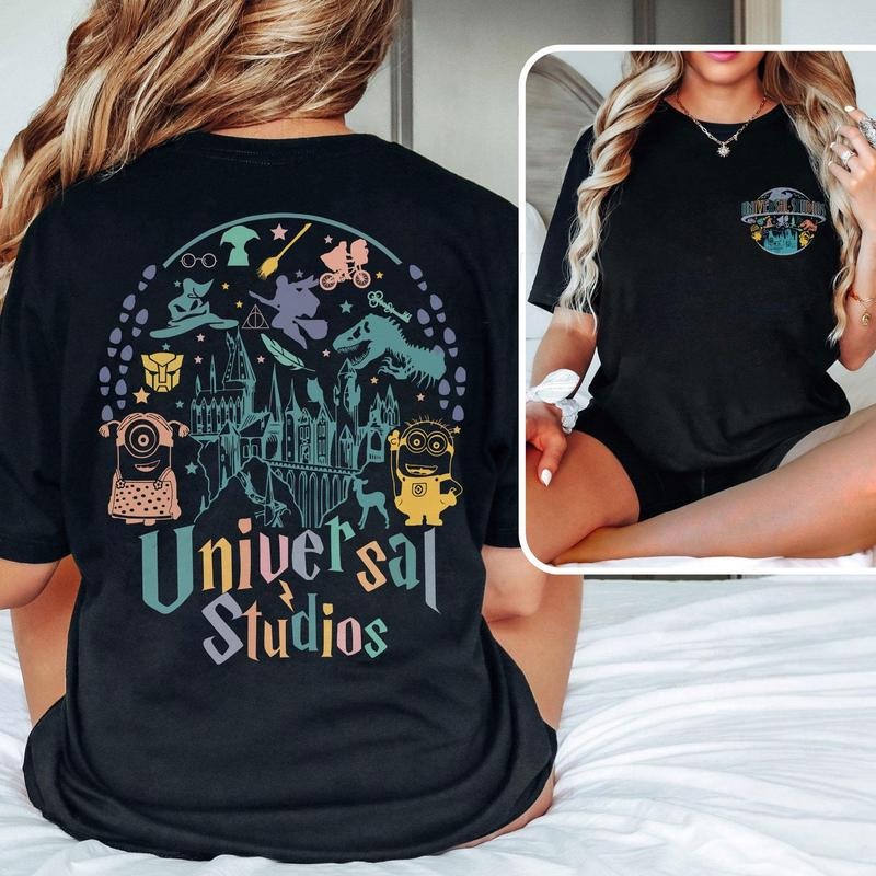 2 Sided Univ.ersal Studios Tshirt Sweatshirt, Un.iversal Studios Shirt, Trip Shirt, Family Vacation Shirt