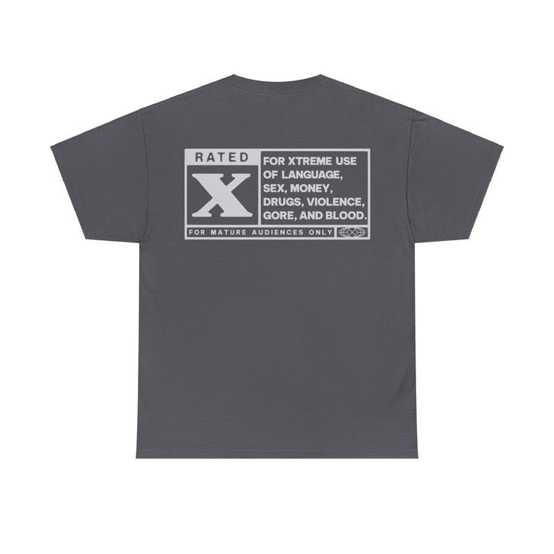 2 Slide Design, Ken Carson X Rated Tee Shirt Shortsleeve Cotton Tee