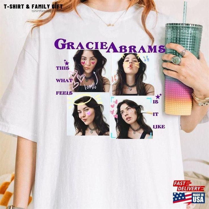 90s Gracie Abrams Album Shirt, This Is What It Feels Like Music Merch