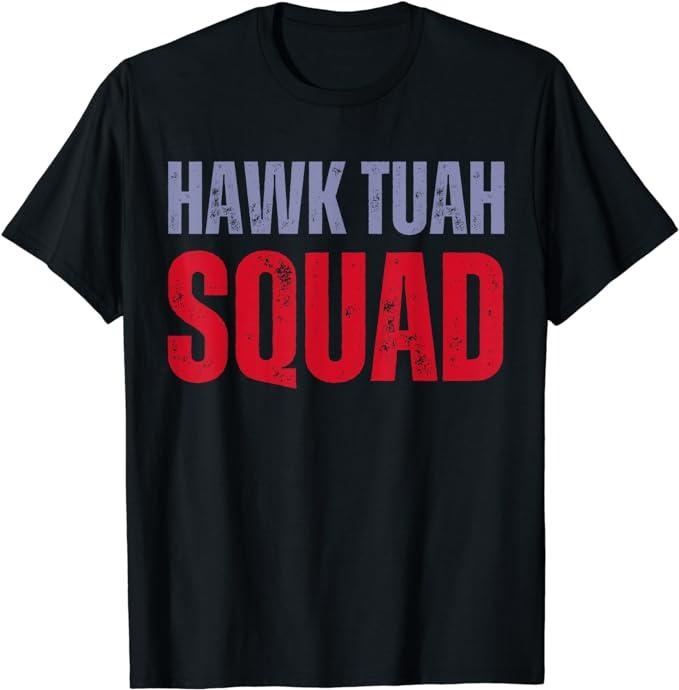 Adult Humor Shirts, 4th of July Patriotic USA Hawk Tuah Spit on that Thing T-Shirt Top Casual Unisex Classic Cotton
