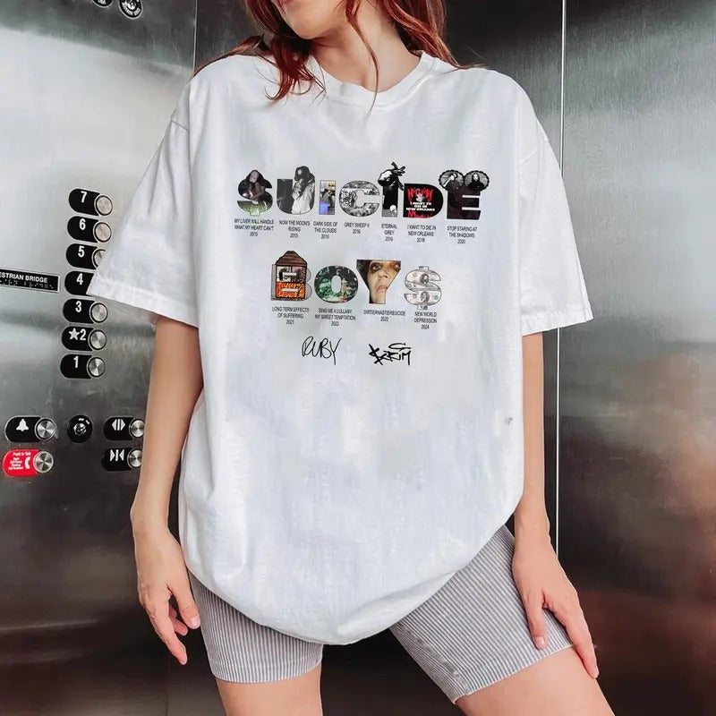 B Boys Band Shirt For Tour, Grey Tour Day Tee, Cotton Shirt Outfit For Men Womenstyle{n002}2