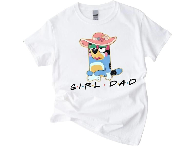 Bandit Girl Dad Shirt Bluey Shirt, Bingo Shirt, Bluey and Bingo, Fathers day shirt, Bingo Heeler, Gift Shirt, Bluey Gift Shirt