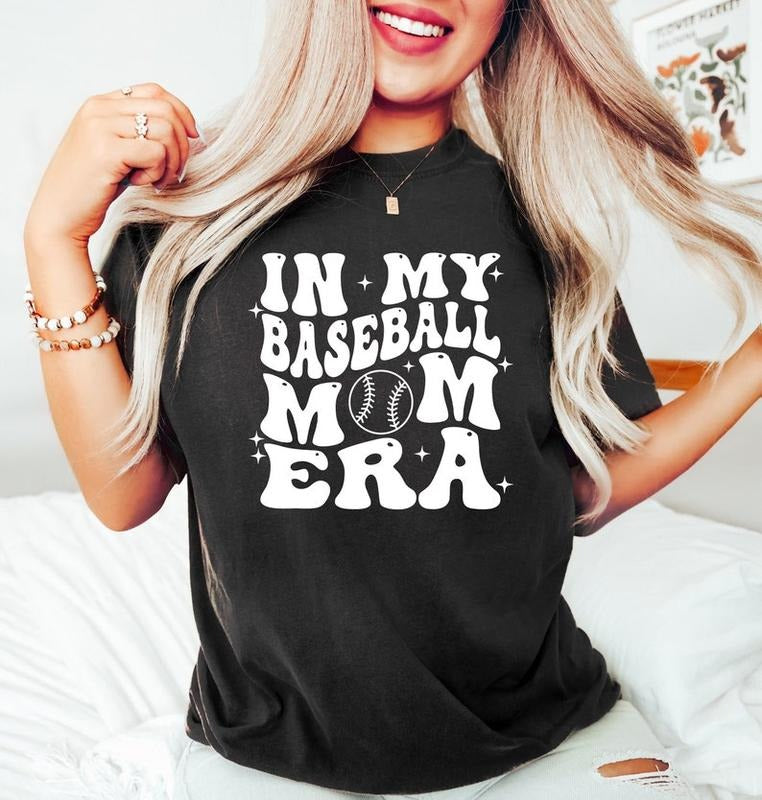 Baseball Mom Era Sweatshirt and Shirt, Baseball Mom Era Shirt, Game Day Woman Baseball Shirt, Baseball Mama Sweatshirt, Gift for Mama