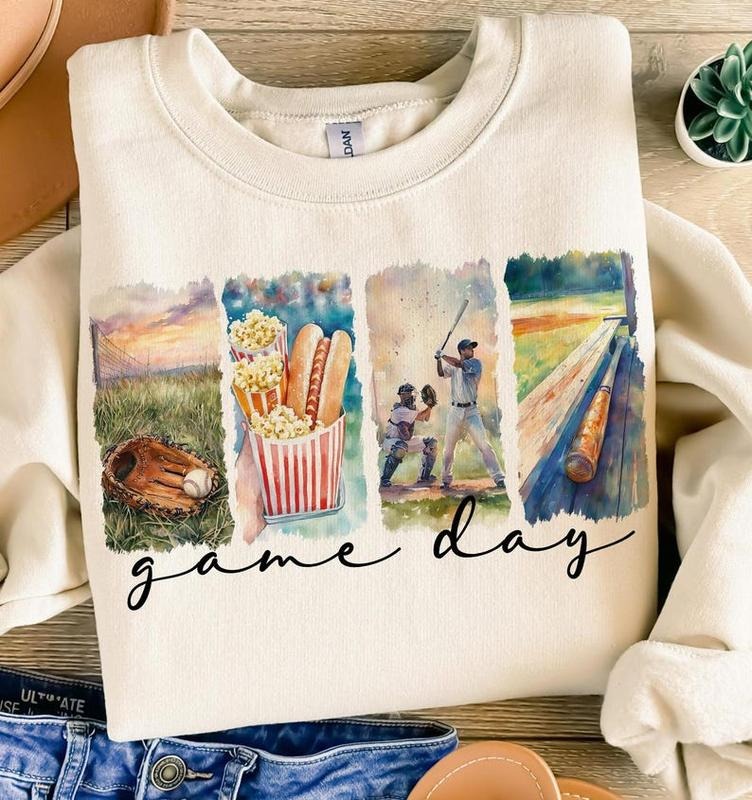 Baseball t-shirt,sweatshirt,hoodie, Game Day Baseball Coquette sweatshirt, Baseball Bow hoodie, Baseball Mama tshirt, Baseball Mom sweatshirt, Brushstroke Baseball Png