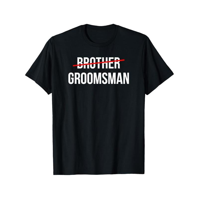 Best Man Proposal T-Shirt - 100% Cotton Crew Neck, Geometric Pattern, Slight Stretch, All-Season Sports Tee with Applique Detail, Ideal Gift for Teens, Perfect for Thanksgiving, Christmas, New Year Made in USA