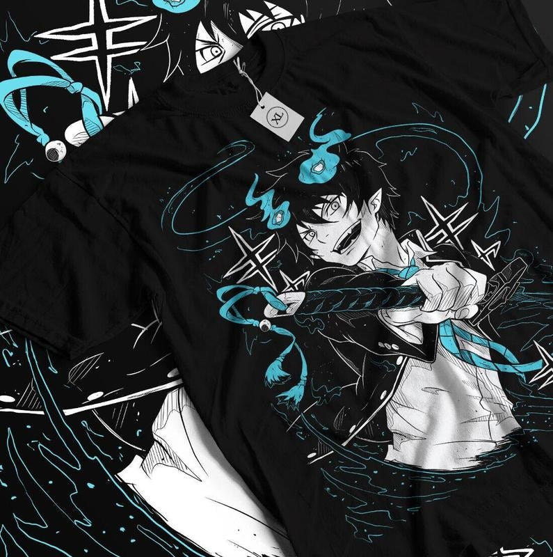 Blue Exorcist T-Shirt S-4XL Kawaii Funny Anime Manga Graphic Art Gift Shirt Tshirt S-4XL Sweatshirt, Hoodie, Comfort Colors