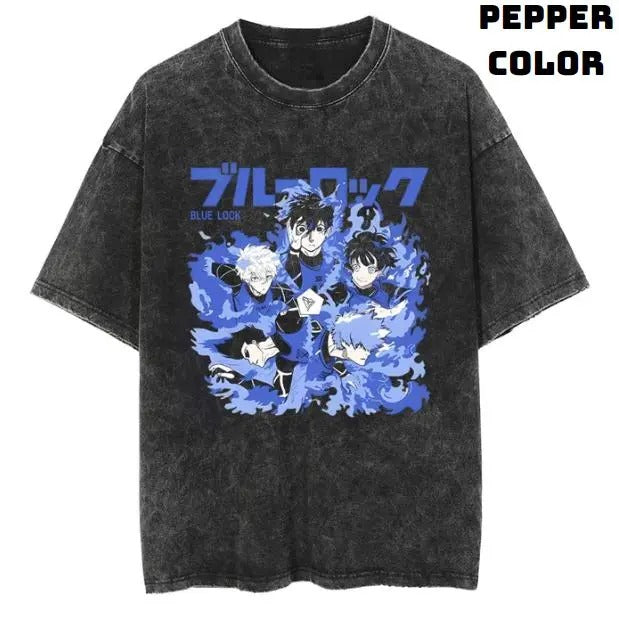 Blue Lock Vintage Tee, Blue Lock Shirt, Blue Lock Merch, Soccer, Football Team, Football, Anime Shirt, Manga Shirt, Y2k Shirt, Anime Accessories, Vintage Graphic Tee , Unisex T-Shirt, Gift For Fan Top Menswear Streetwear Underwear Sweatshirt, Hoodie, Com