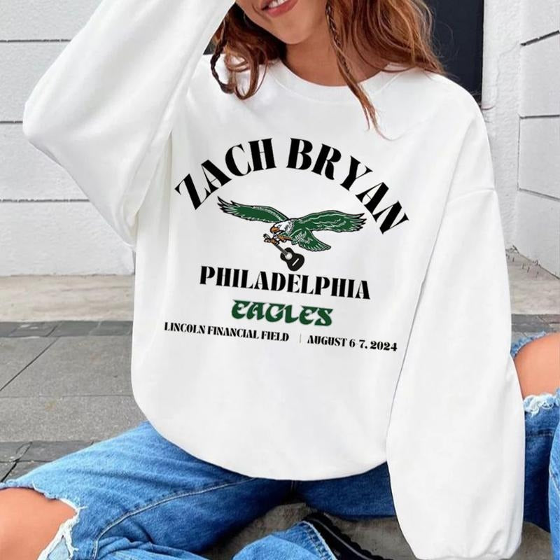 Bryan Eagles Sweatshirt, Vintage Clothing, Fan Merch, Football Fan Apparel, Unisex Short Sleeve Tee Shirt, Casual Clothing