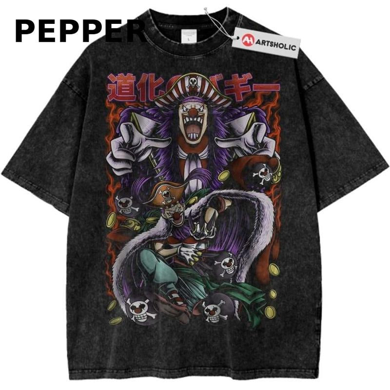 Buggy T-Shirt, One Piece Shirt, Anime Shirt, Vintage Graphic Tee