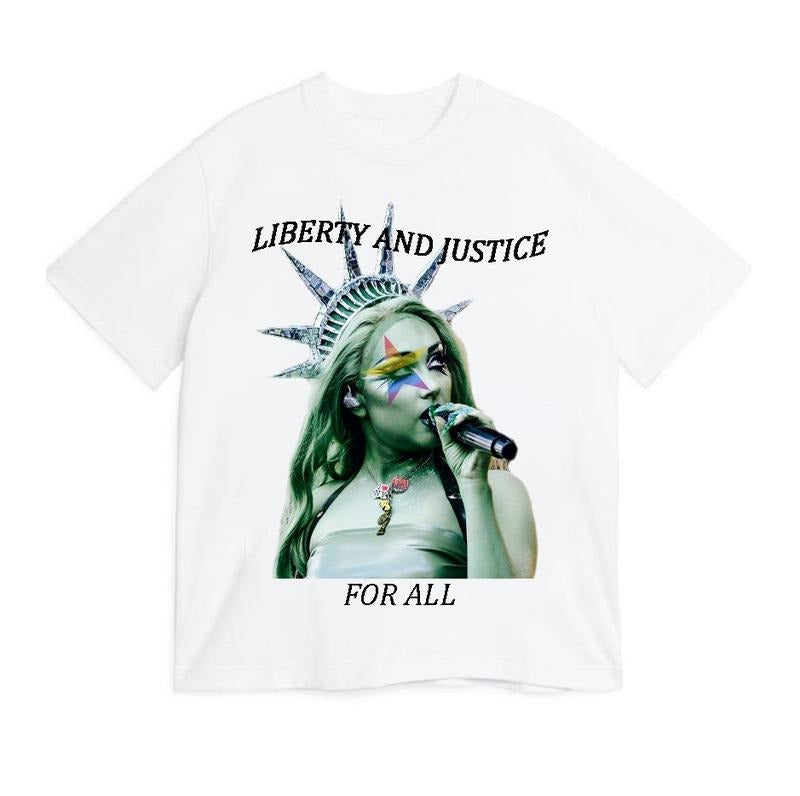 Chappell Roan Lady Liberty T Shirt, Music 2024 Trend Shirt