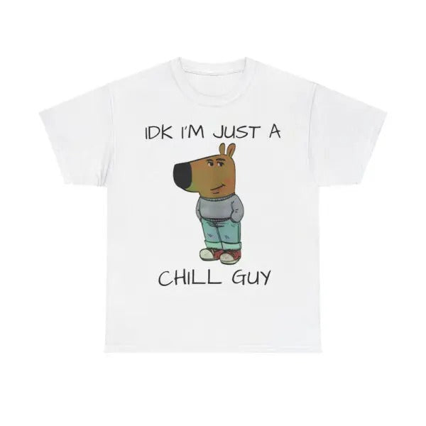 Chill Guy Coin Meme Shirt T-shirt Cotton Menswear Top Classic Hoodie Sweatshirt Unisex Streetwear Chill Girl