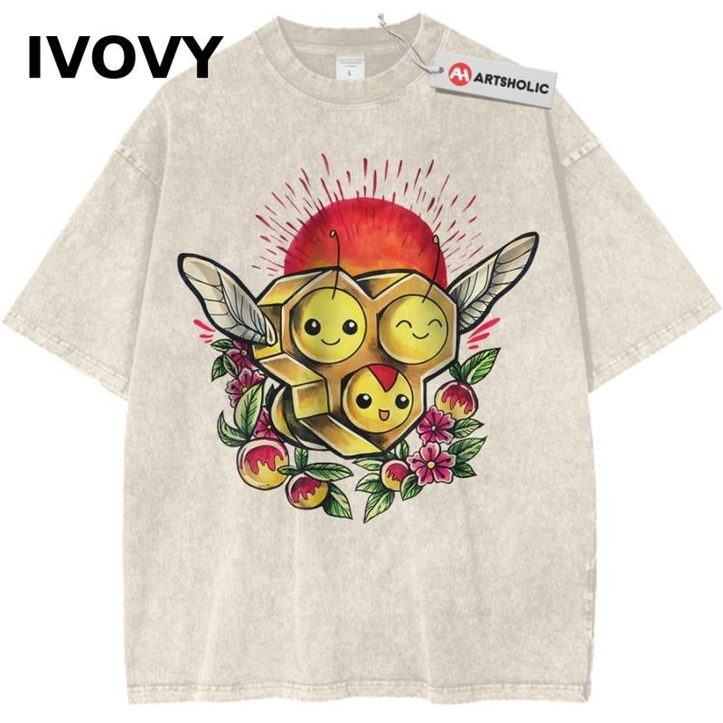 Combee T-Shirt, Pokemon Shirt, PKM Shirt, Anime TShirt, Vintage Graphic Tee