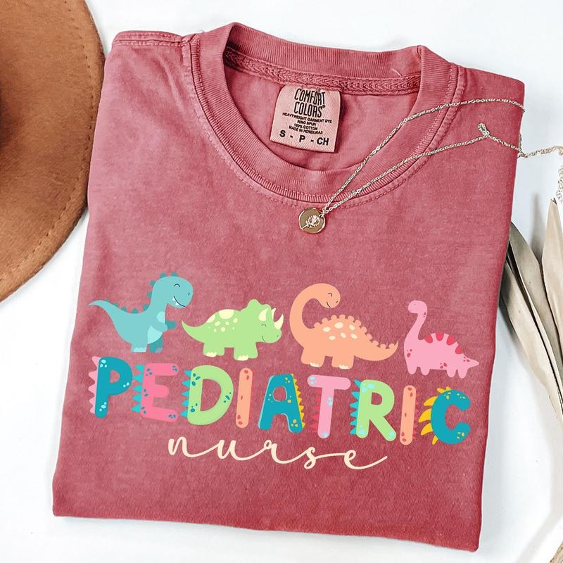 Comfort Colors Pediatric Nurse Shirt, Nurse Shirt, Pediatric Nurse Team T-shirt, Peds Tee, Unisex T-Shirt