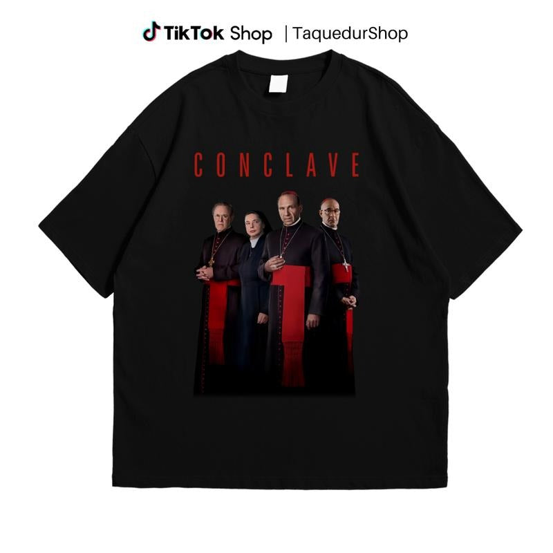 Conclave Shirt, Conclave Movie T-Shirt Harajuku Short Sleeve Streetwear Tops Men Women T Shirt