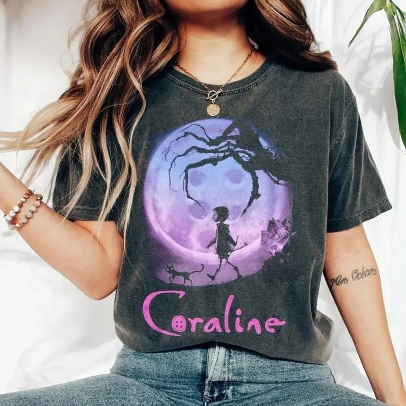 Coraline Sweatshirt, Halloween Coraline Shirt, Spooky Movie Shirt, Coraline Doll Shirt, Coraline Best For Coraline Movie