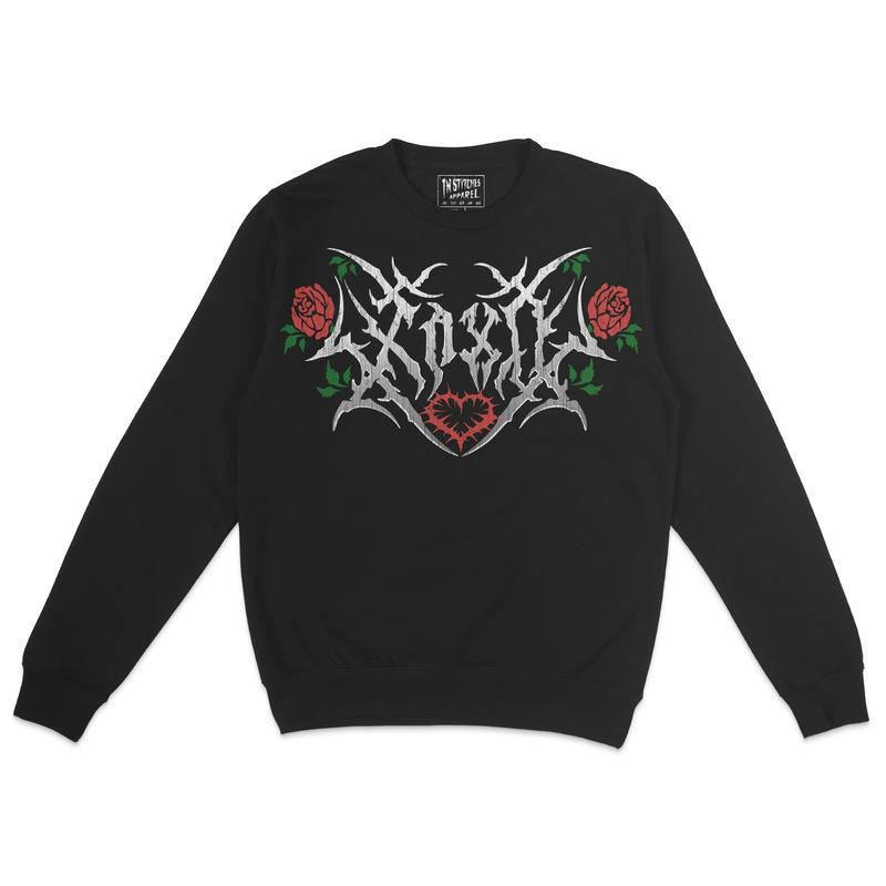Crewneck Sweatshirt -XOXO Metal Valentines Day, Unisex, Sweater, Dark Romance, Smut, Booktok