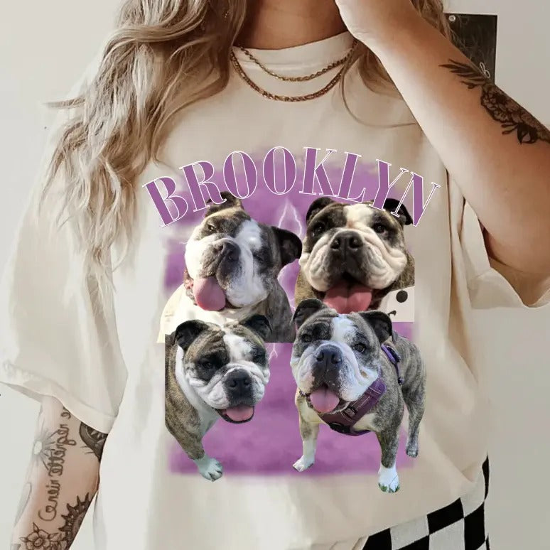 Custom Dog Picture Shirt ~ Unisex Apparel Relaxed Fit Printed In The USA Clothing Womenswear Casual Comfort Cotton Top Athletic Boho Chic
