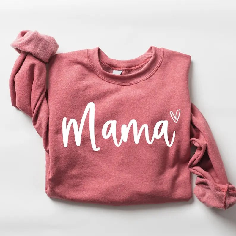 Cute Mama Sweatshirt, Mothers Day Gift, Grandma Sweatshirt, Nana Shirt, Gift For Mother, Mama Crewneck, New Mom Shirt, Grammy Shirt