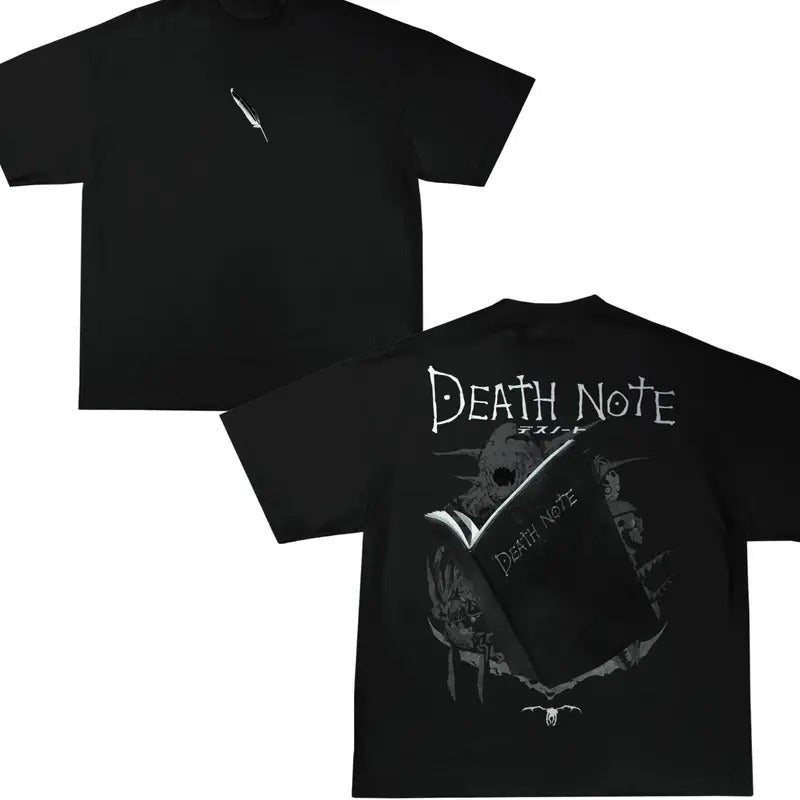 DEATH NOTE AKUMA BLACK T-SHIRT, DEATH NOTE Shirt, DEATH NOTE Merch, Anime Shirt, Vintage Graphic Tee, Anime Graphic Tee, gift For fan Top Menswear