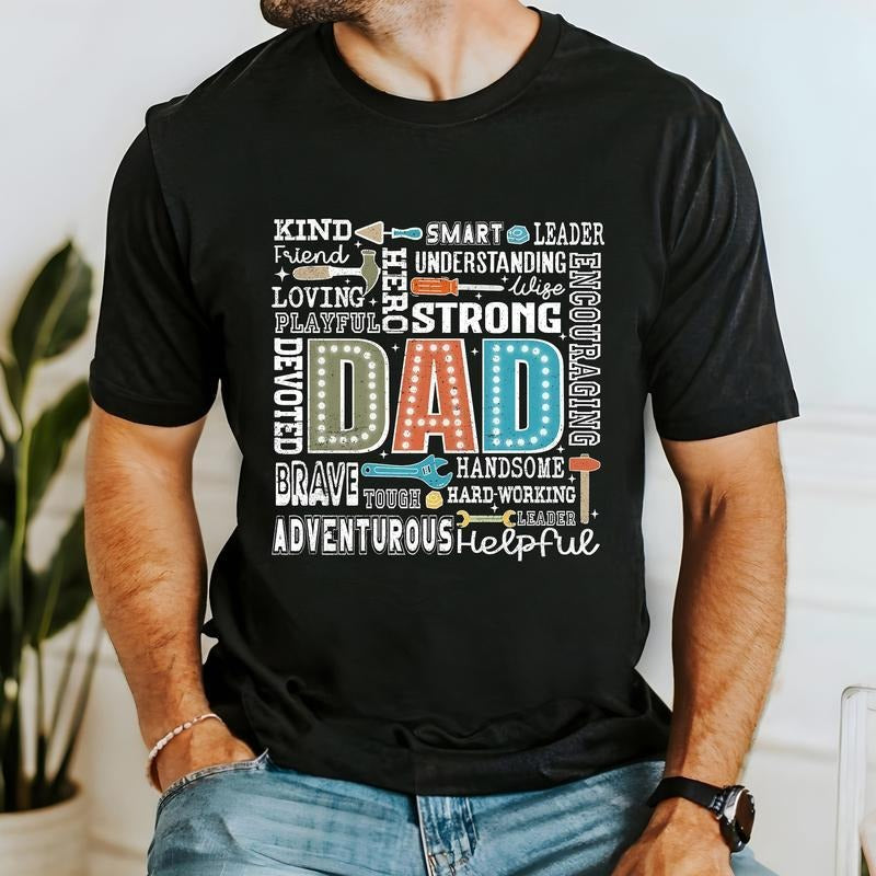 Dad T-Shirt, Father's Day T-Shirt, Happy Father's Day, Best Dad Ever T-Shirt, Dad Life T-Shirt, Dad Shirt Father's Day Gift, For Men, Dad Quotes, tshirt hot trend 2025