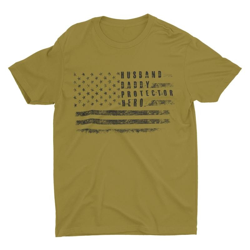 Dad Usa Flag Patriotic Shirt Fathers Day Gift For Father T Shirt Gifts For Dad Patriotic Shirts For Men Best Dad Gifts TK43GD