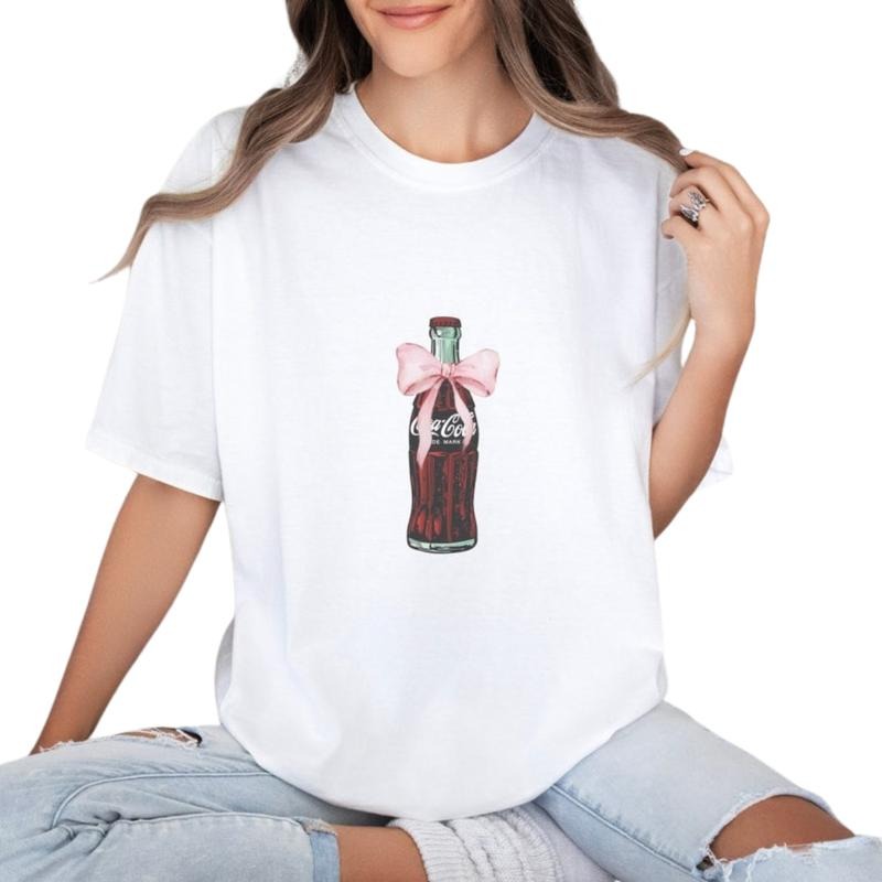 Diet Coke Pink Bow Sweatshirt, Diet Co ca Co la Crewneck Sweaters, Trendy Shirt, Gift for Diet Coke Drinker Hoodiestyle{n002}2