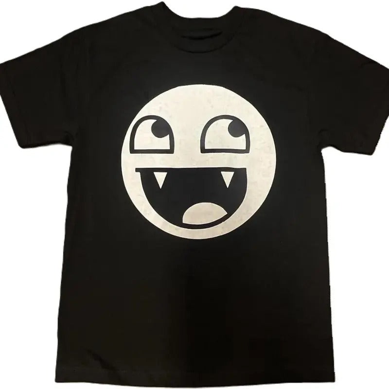 Epic Face Vampire T Shirt Y2K Goth Emo Scene Tapout Affliction