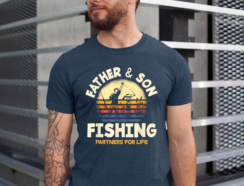 Father And Son Fishing Partners For Life Tee Shirt Gift For Men Father's Day Shirt Fishing Dad Tee Shirt Fishing Lover Tee Shirt T-shirt, sweater and Hoodie