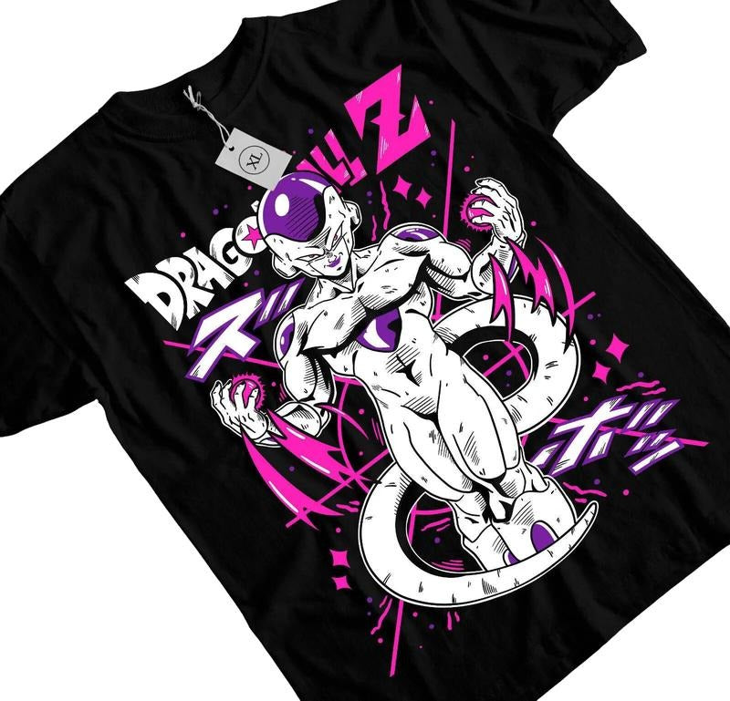 Frieza Freezer Dragon Ball Z Shirt All Size Anime Unisex T-shirt Menswear Top Polyester Underwear