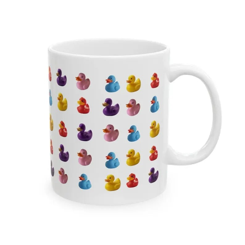 Funny Mug, Rubber Duck Lover, Coffee Mug, Cool Coffee Mug, Coffee Mugs Sayings, Funny Work