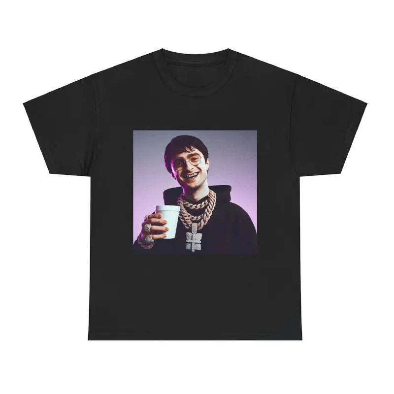 Gangsta Wizard Unisex Shirt - Fantasy Graphic Tee, Movie Merch, Ai Meme T shirt Womenswear