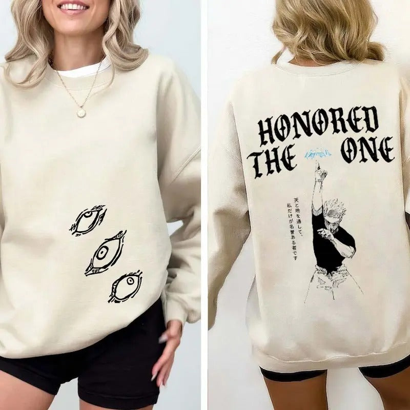 Gojo Jujutsu Kaisen T-shirt, Anime Lovers Sweatshirt Hoodie, Sweatshirt, Hoodie