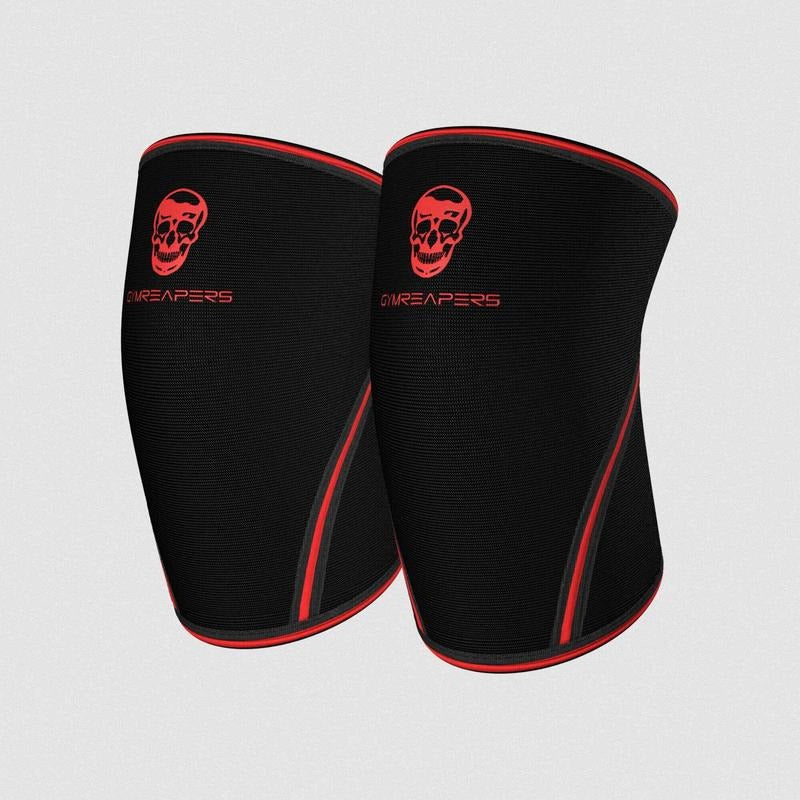 Gymreapers 7MM Neoprene Knee Sleeves Pair for Squats Deadlifts Leg Day Powerlifting Support with Reinforced Stitching USAPL IPF USPA Approved & Free Gym Bag Includedstyle{n002}2