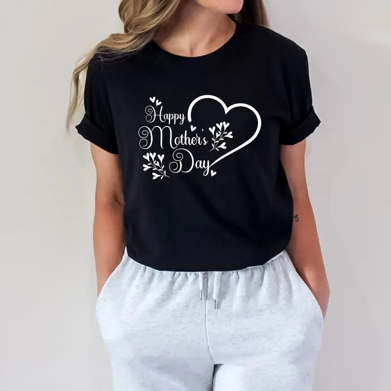Happy Mother's Day Shirt, Happy Mother's Day Heart Shirt