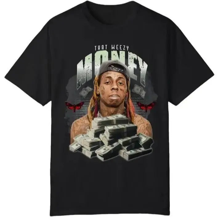 Hip Hop Rap Legend Tee - Weezy Streetwear Shirt - Young Money Music Tshirt - Urban Street Style Gift for Fans