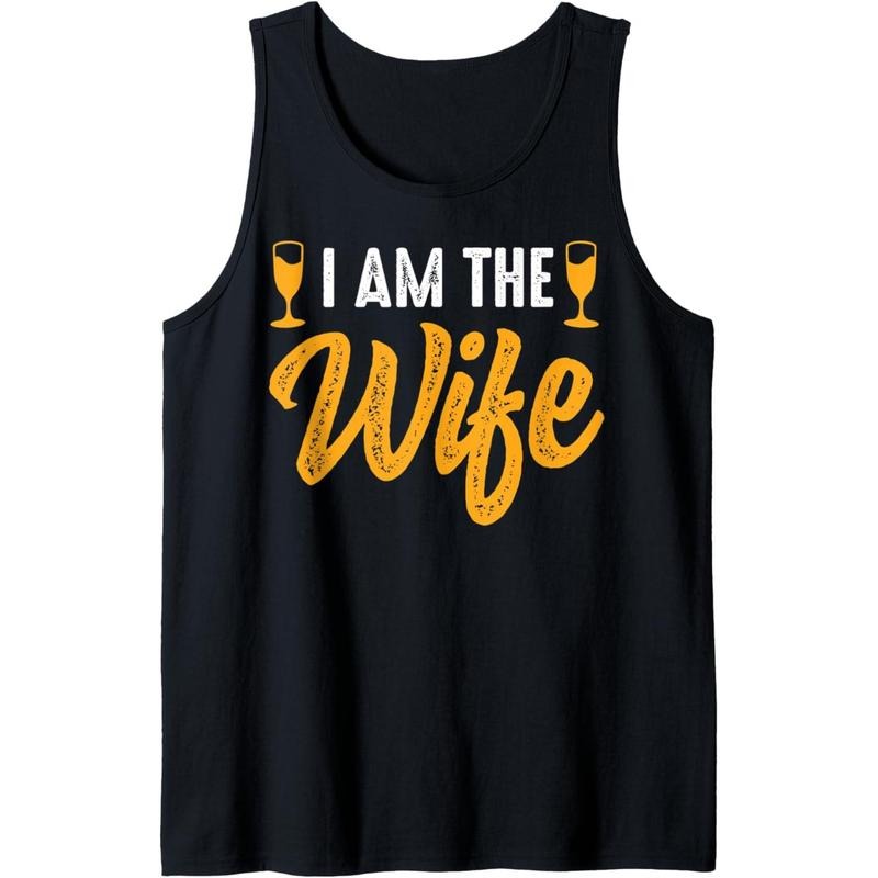 If Found Drunk Please Return To Wife Couples Funny Party Tank Top Made in USA