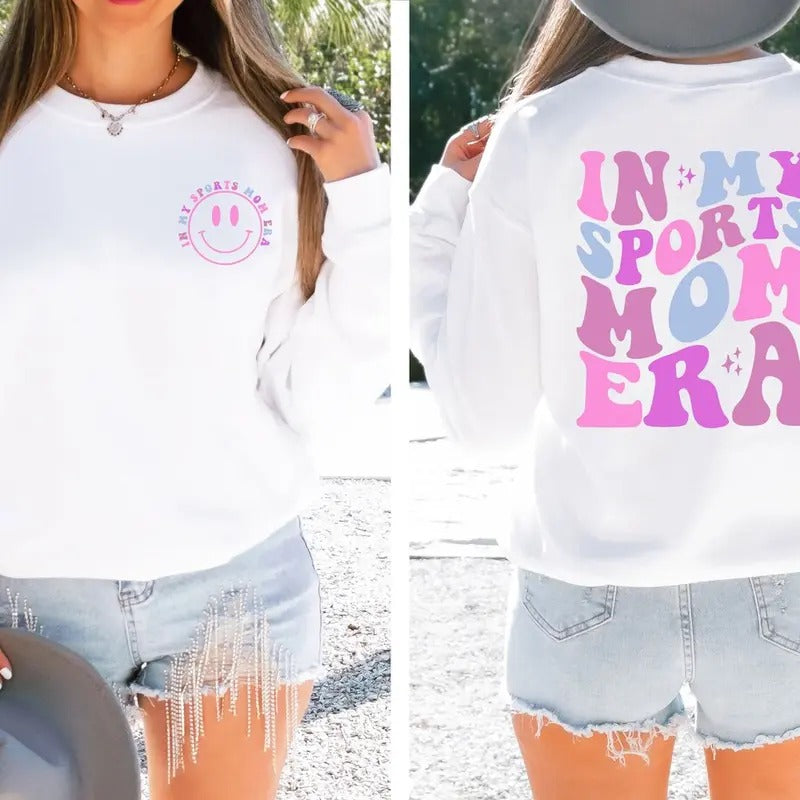 In My Sports Mom Era Sweatshirt, Sports Mom