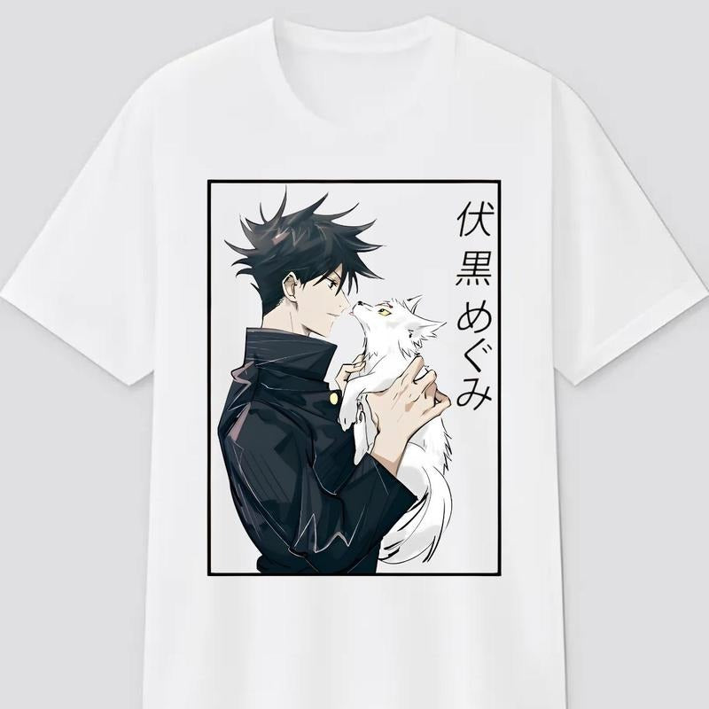 Jujutsu Kaisen Megumi Fushiguro Cute Wolf T-shirt & Sweatshirt, Anime & Manga Gifts Sweatshirt, Hoodie, Comfort Colors