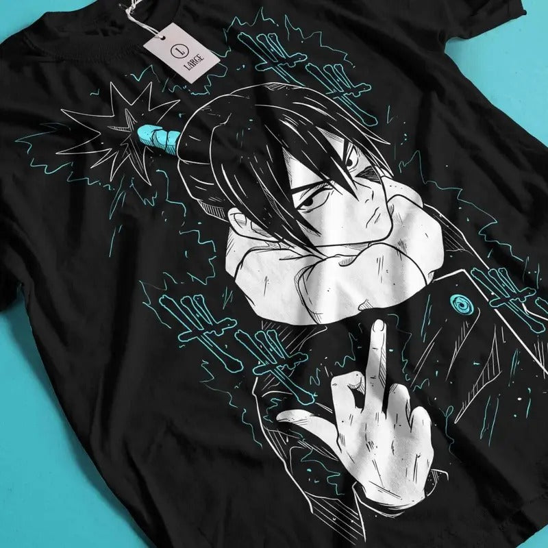 Kokichi Muta Jujutsu Kaisen Mechamaru Anime Manga Unisex Anime Tee All Size Menswear Top