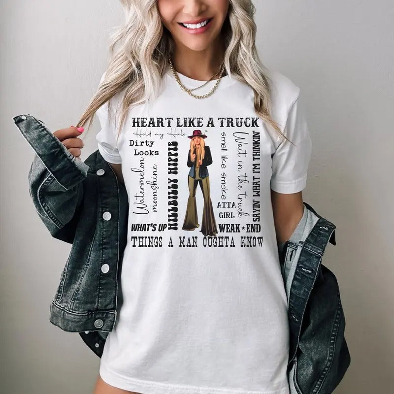 Laineey WiIson Inspired T Shirt, Concert Outfit, Country Music, Western Cowgirl, Unisex Short Sleeve Tee Shirt, Casual Clothing
