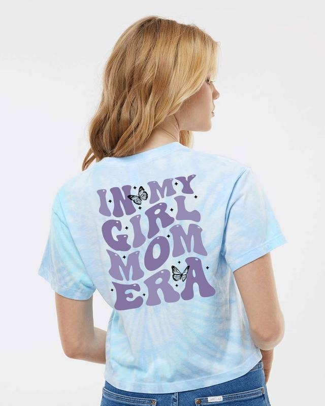 Latarshia Grant Store In My Girl Mom Era Cropped Tie-Dye Tee, Ladies Tank Top