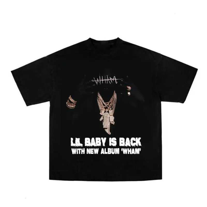 Lill Babi Wham T-Shirt - Trendy Album Graphic Tee for Fans