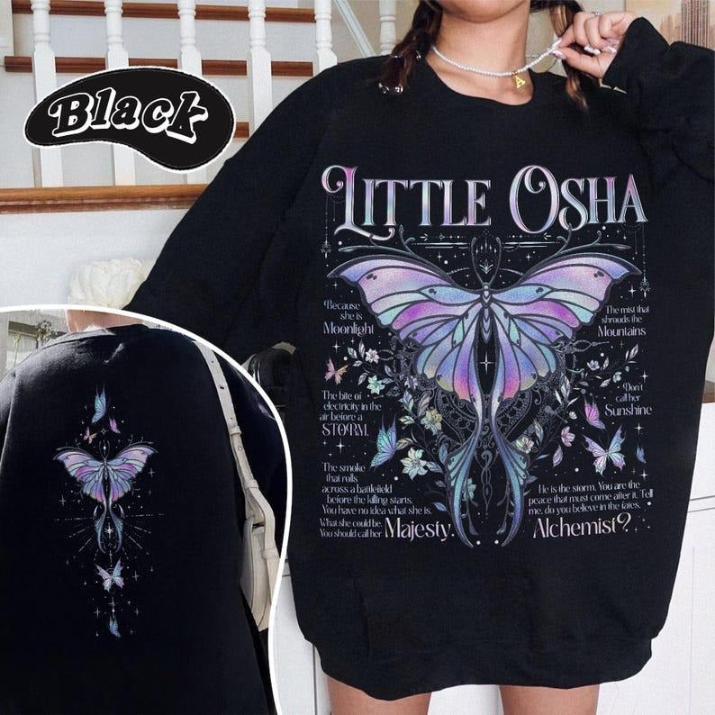 Little Osha Butterfly Sweatshirt, Quicksilver Shirt, Saeris Fane Kingfisher Inspired Tee, Quicksilver Callie Hart Shirt
