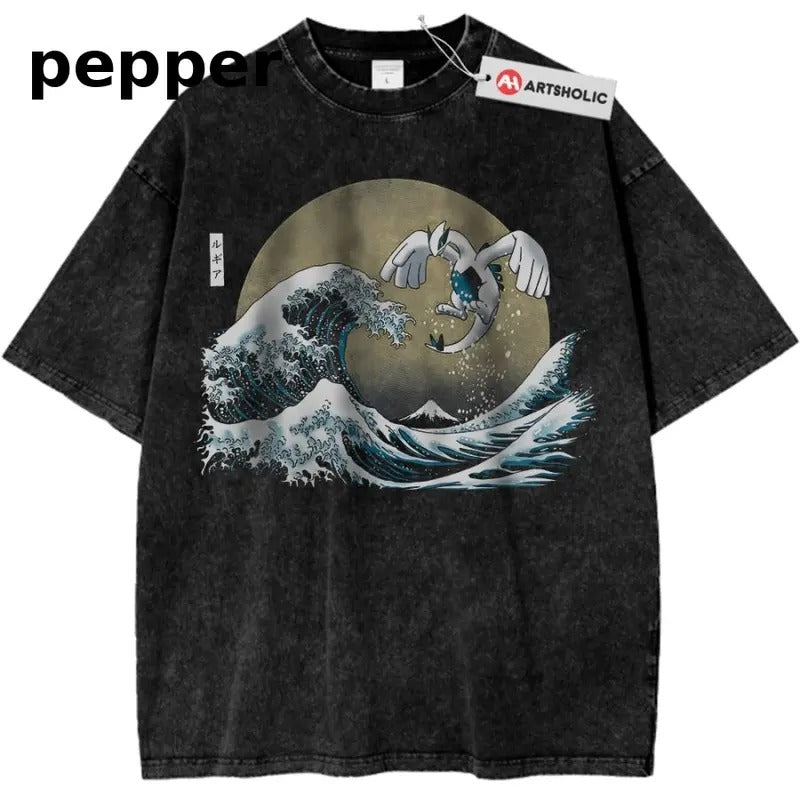 Lugia Shirt, Pokemon Shirt, Anime Shirt, Vintage T-Shirt Menswear Top