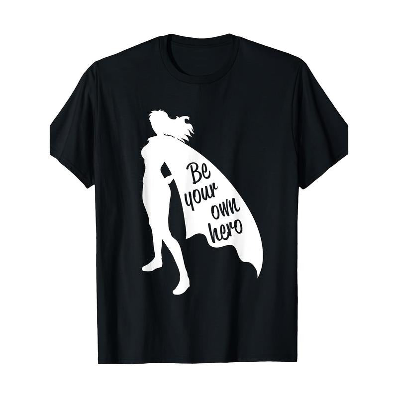 Men's Inspirational Cotton T-Shirt - 100% Pure, Short Sleeve, Crew Neck with Geometric Print | Machine Washable Made in USA