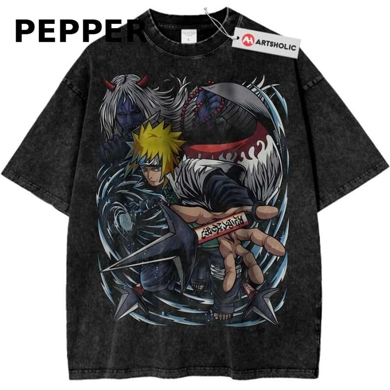 Minato Namikaze T-Shirt, Naruto Shirt, Anime Shirt, Vintage Graphic Tee