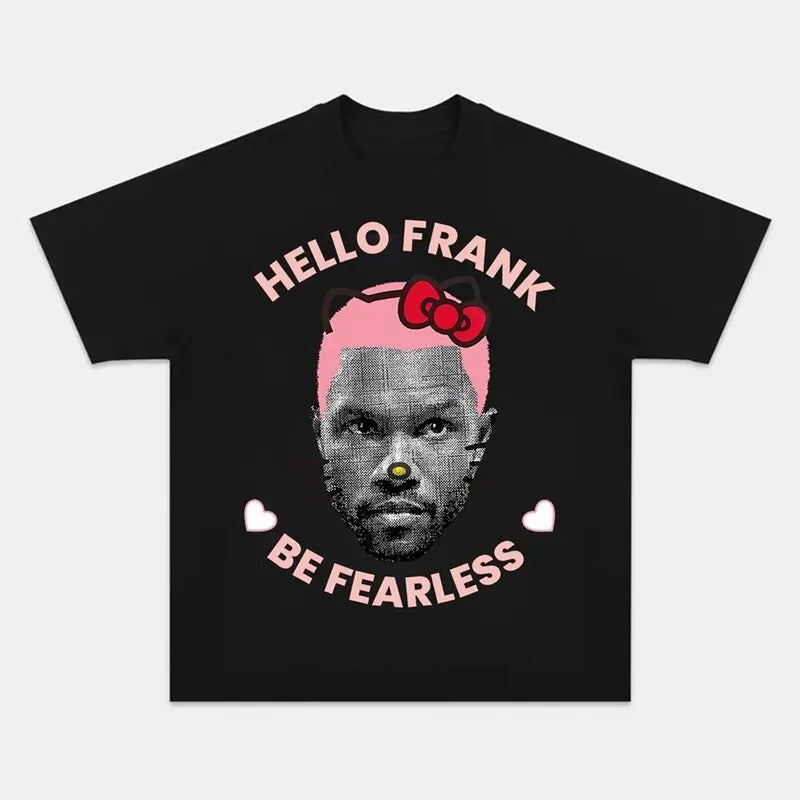 Music Trend Graphic Tee Pink Kitty
