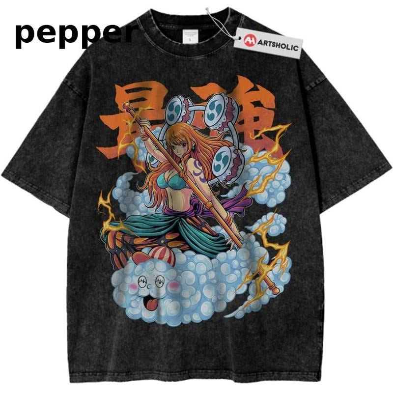 Nami Shirt, One Piece Shirt, Anime Shirt, Vintage T-Shirt