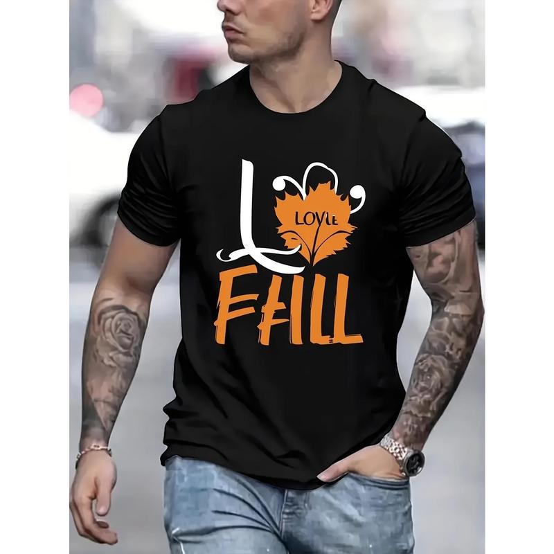 New Casual Crew Neck Men's T-Shirt Made in USA
